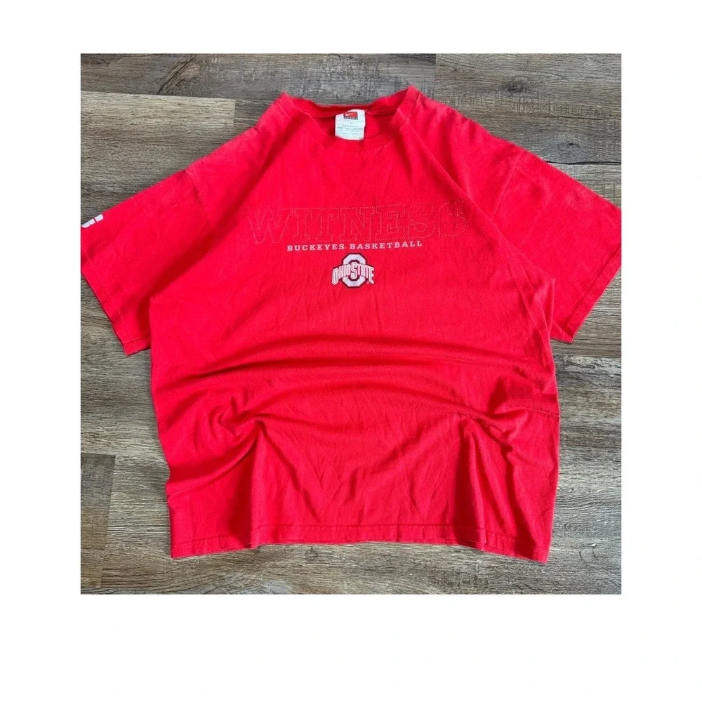 Men's‎ Rhinestone Ohio State Basketball T shirt